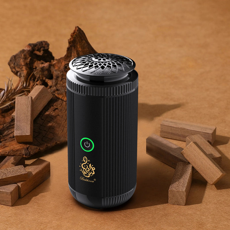 Electric Car Bakhoor Burner – USB Flame-Free Arabic Oud Incense for Car