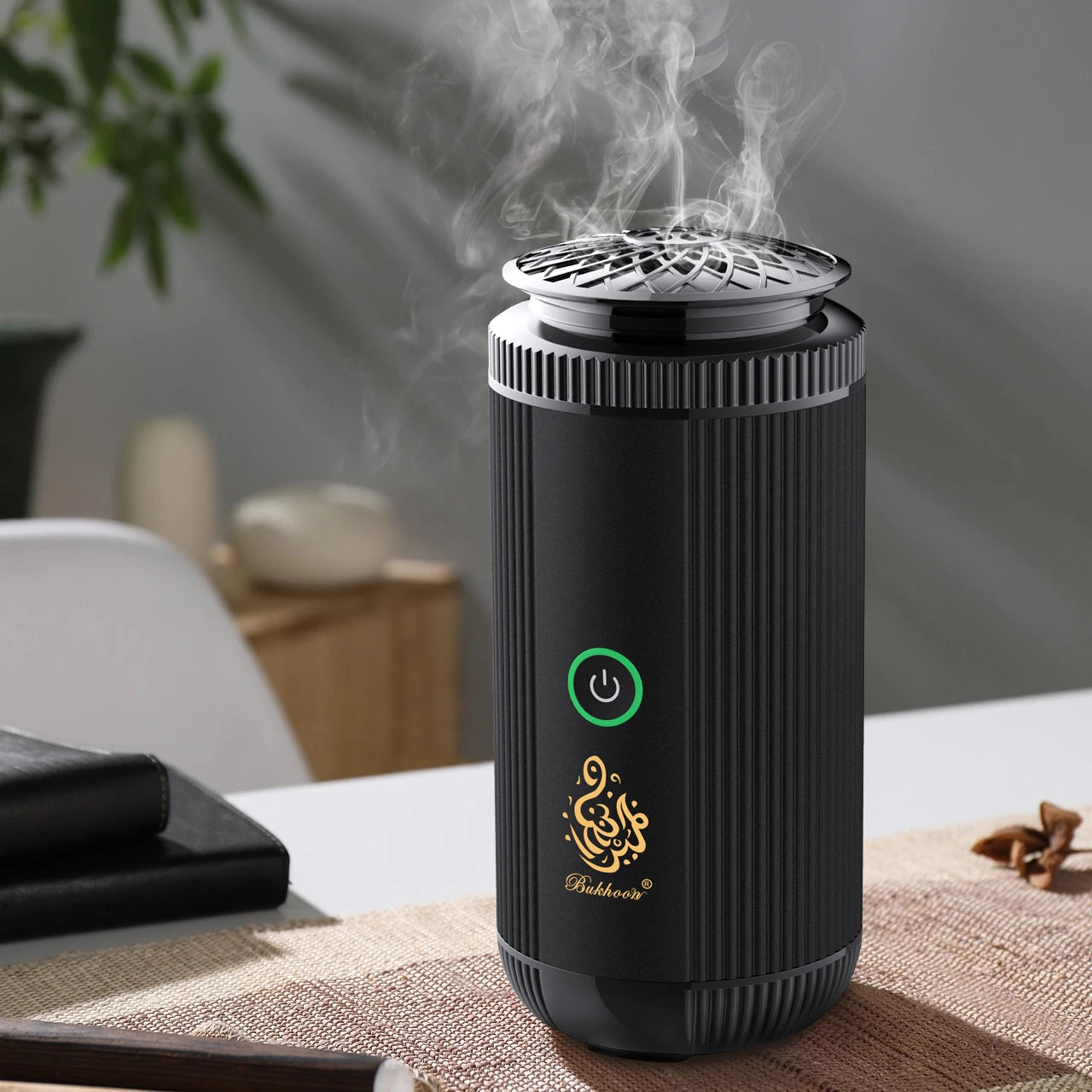 Electric Car Bakhoor Burner – USB Flame-Free Arabic Oud Incense for Car
