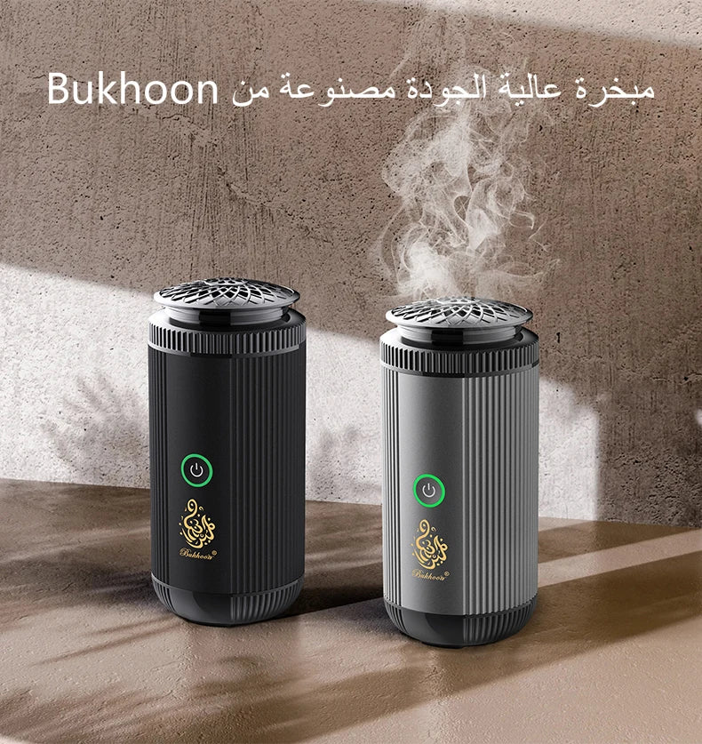 Electric Car Bakhoor Burner – USB Flame-Free Arabic Oud Incense for Car