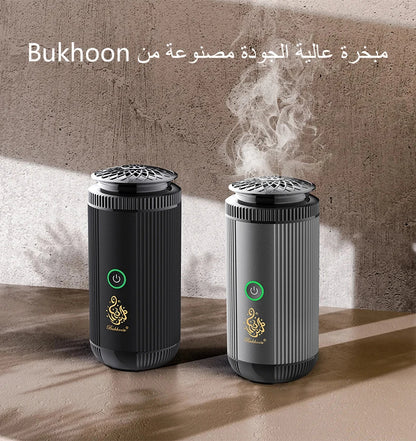 Electric Car Bakhoor Burner – USB Flame-Free Arabic Oud Incense for Car